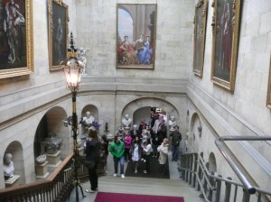The interior of Castle Howard in York, UK