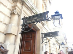 The Roman Baths in Bath, UK