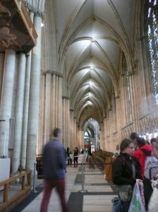The interior of York Cathedral