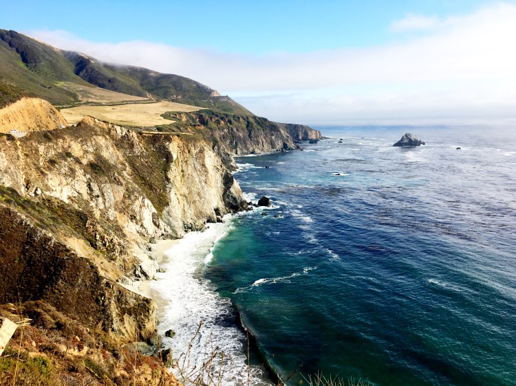 California coastline and Highway 1