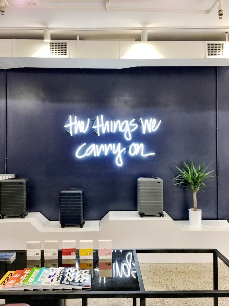 AWAY luggage store New York City