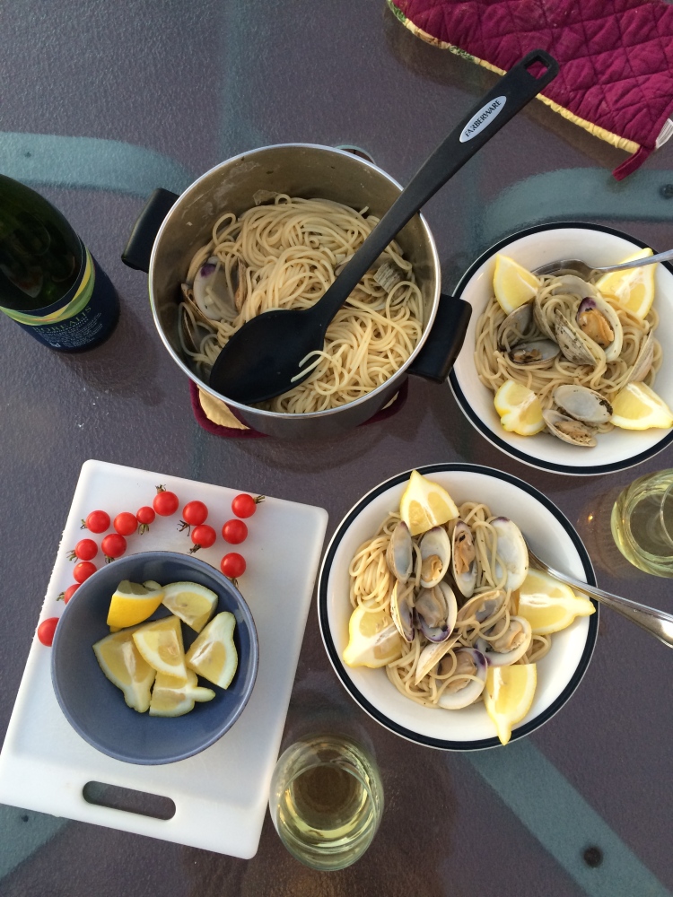 Linguine and Clams Dinner