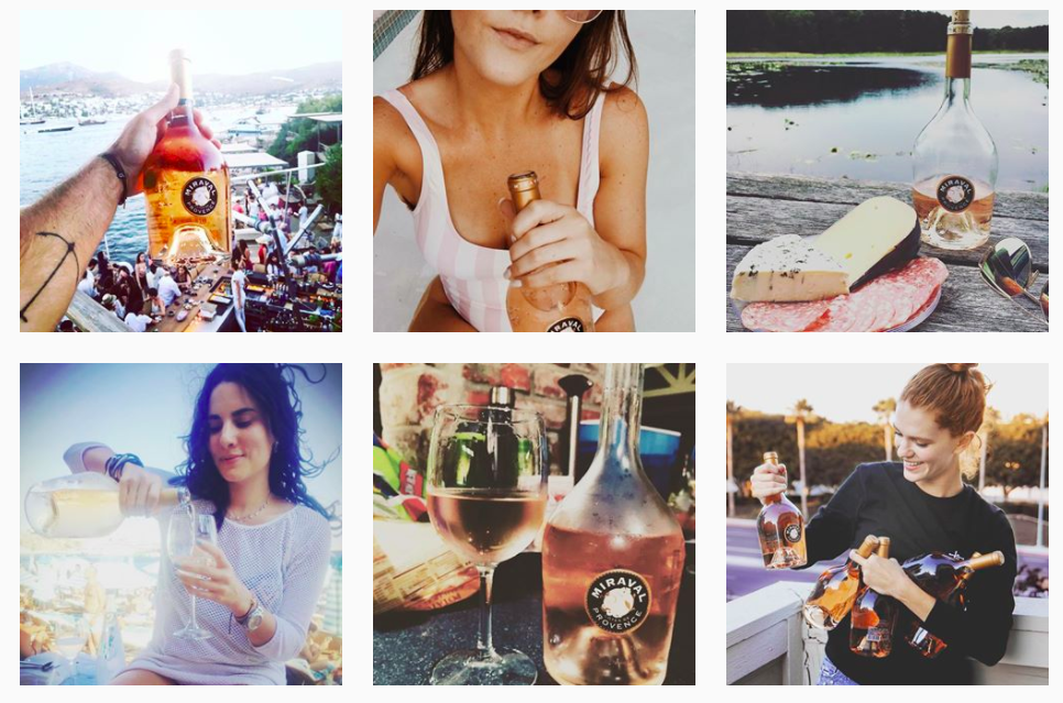 Miraval Provence Rose Instagram