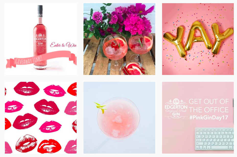 Edgerton Pink Gin Instagram