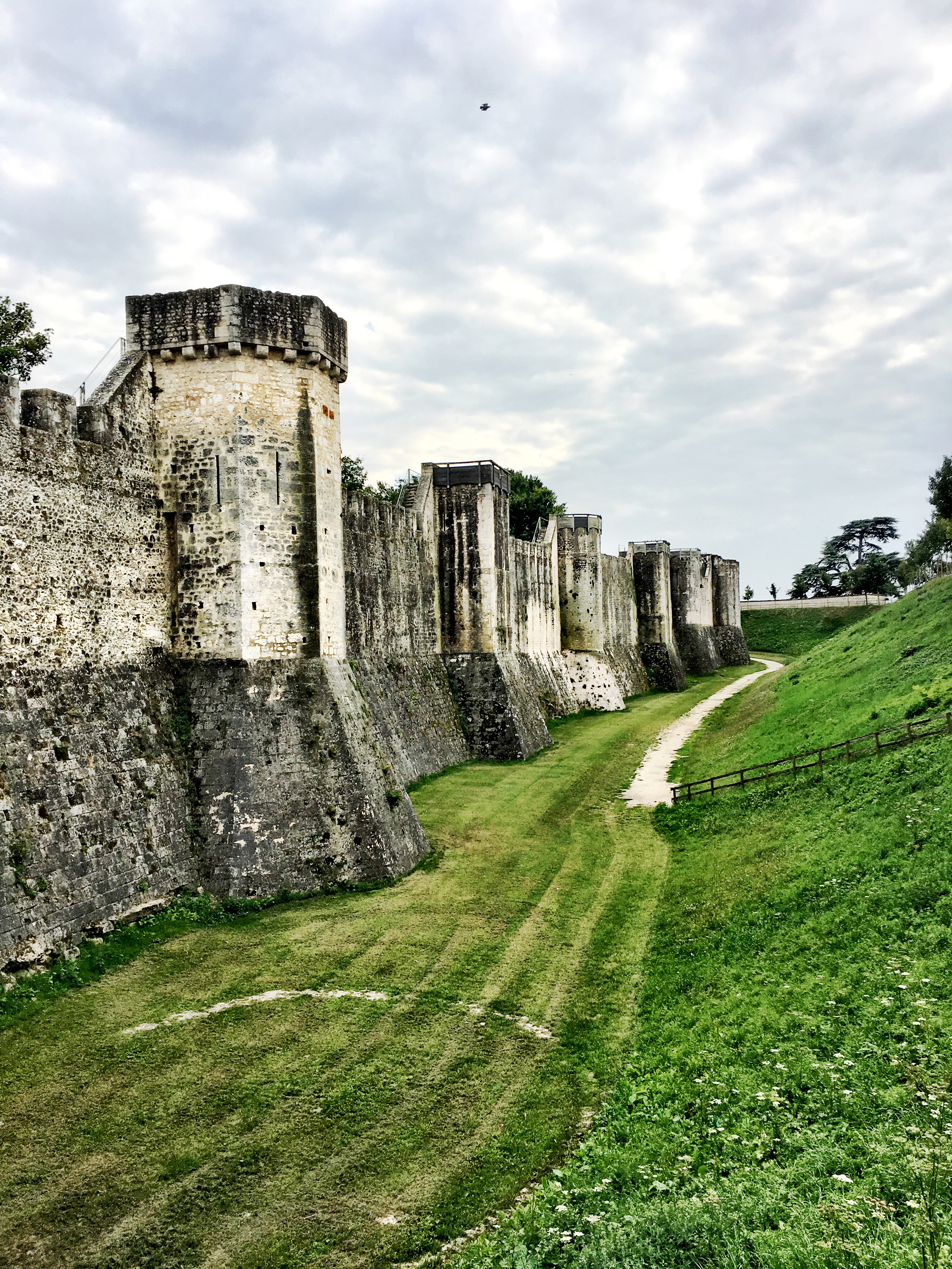 medieval ramparts in Provins, France