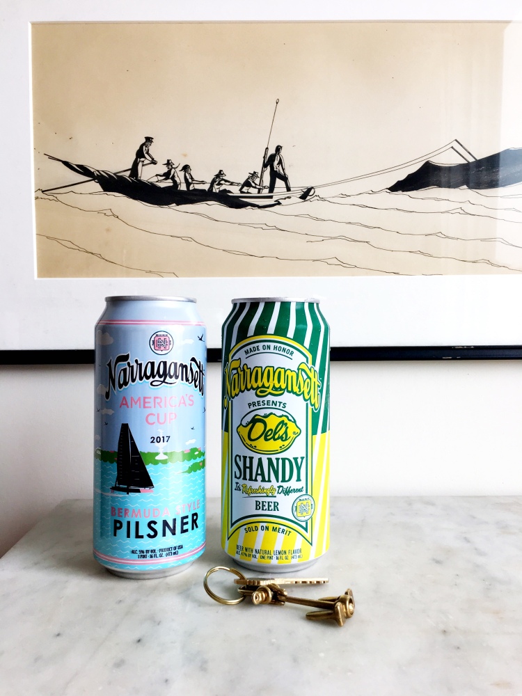 Narragansett Beer Pilsner and Shandy