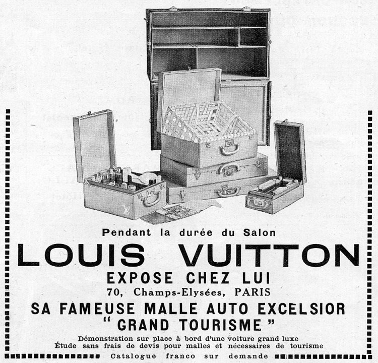 Louis Vuitton Malle Paris vintage ad