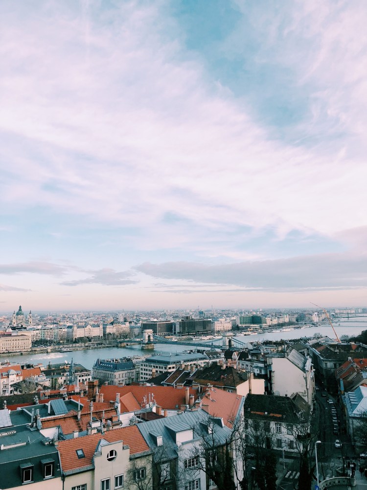 river view of Budapest Hungary