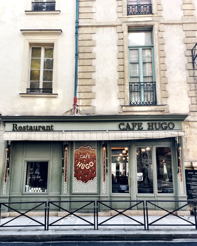 Cafe Hugo Le Marais Paris France