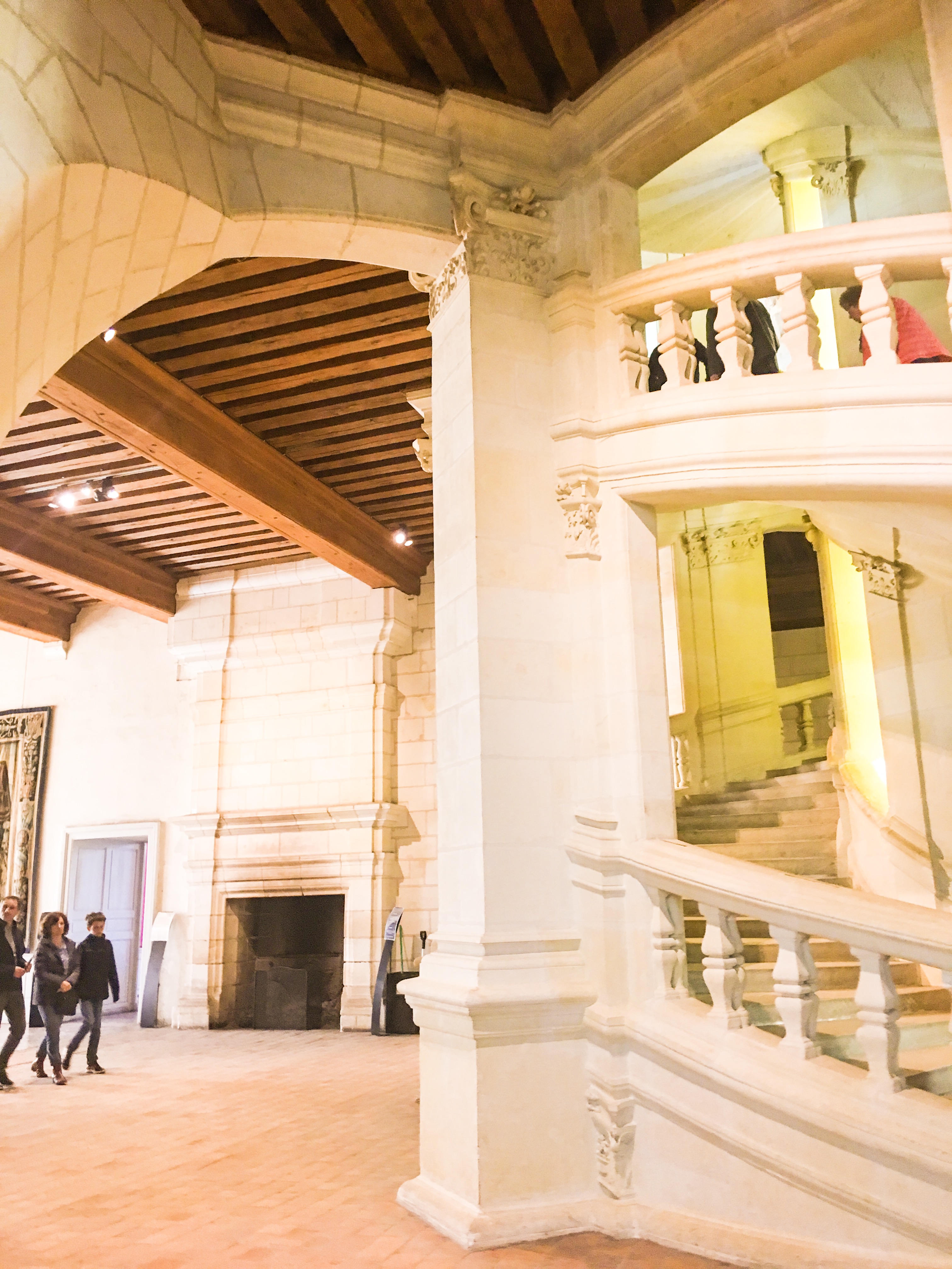 Chateau de Chambord double helix staircase