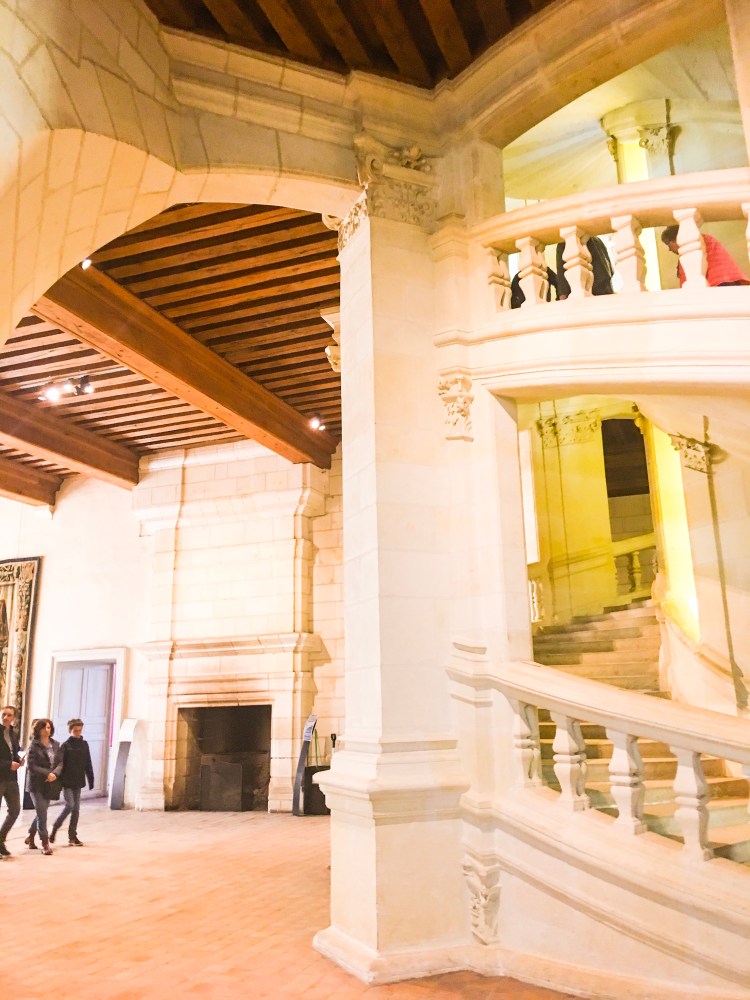 Chateau de Chambord double helix staircase
