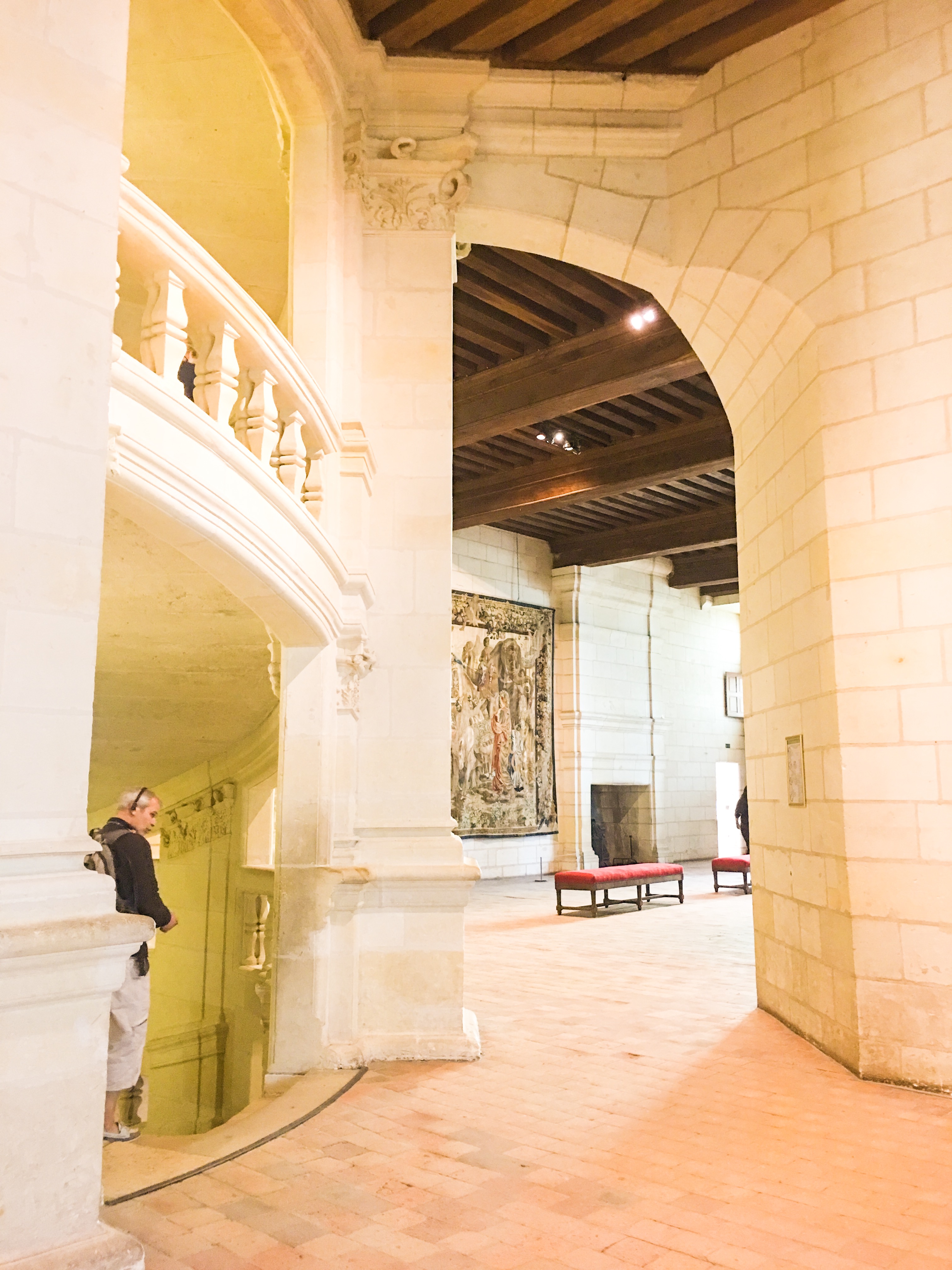 Chateau de Chambord double helix staircase