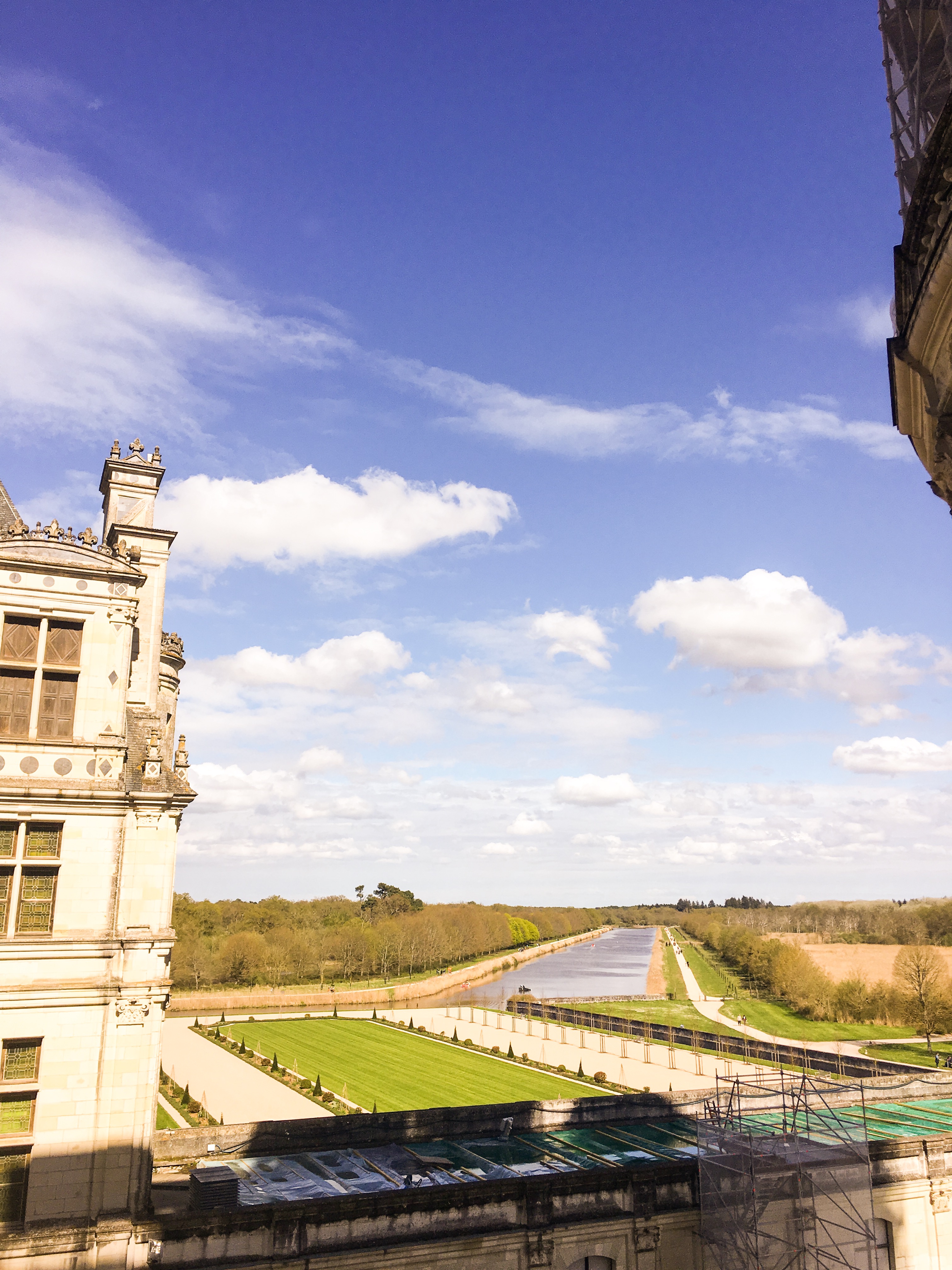 Chateau de Chambord canal view