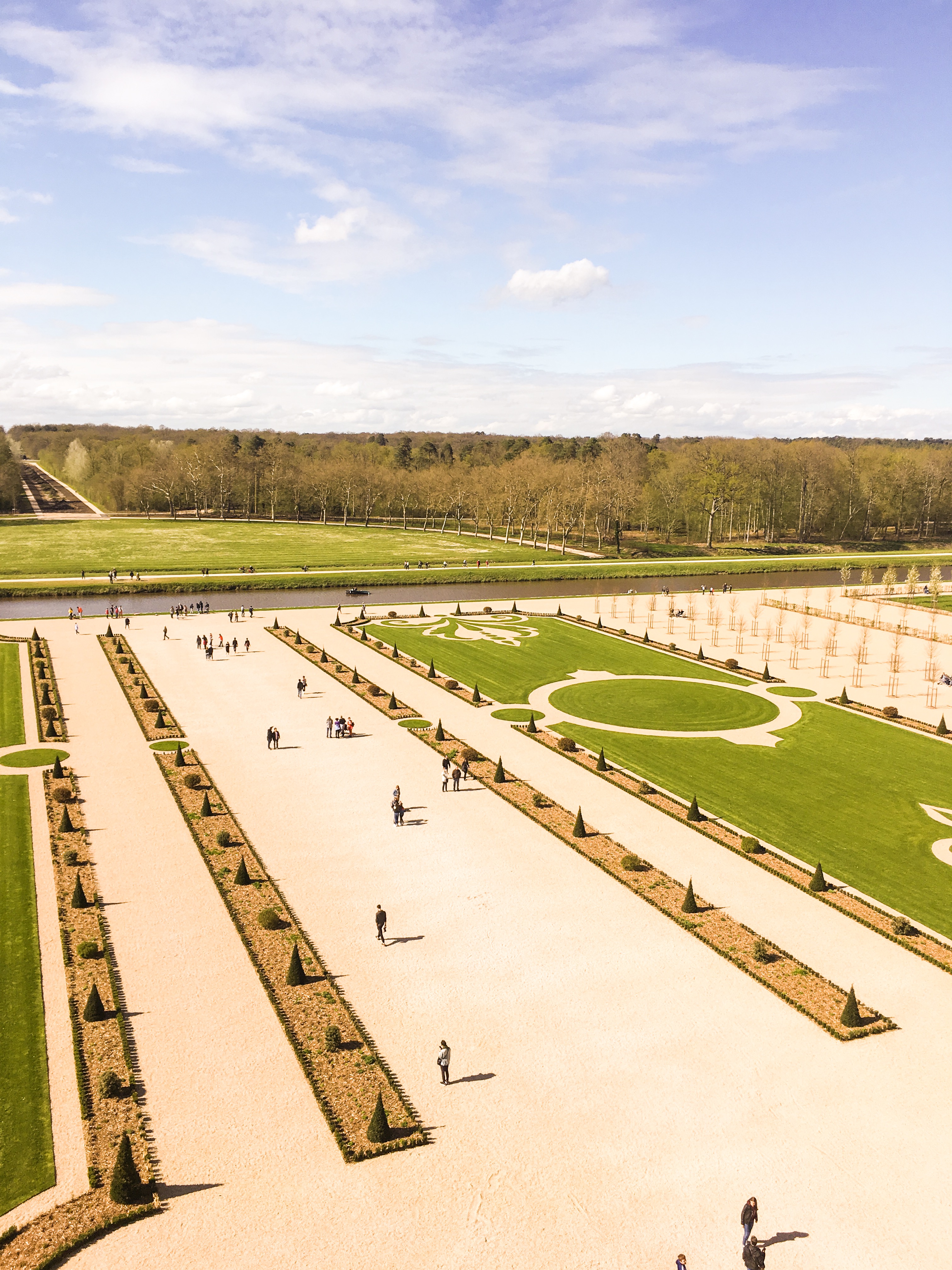 Chateau Chambord gardens