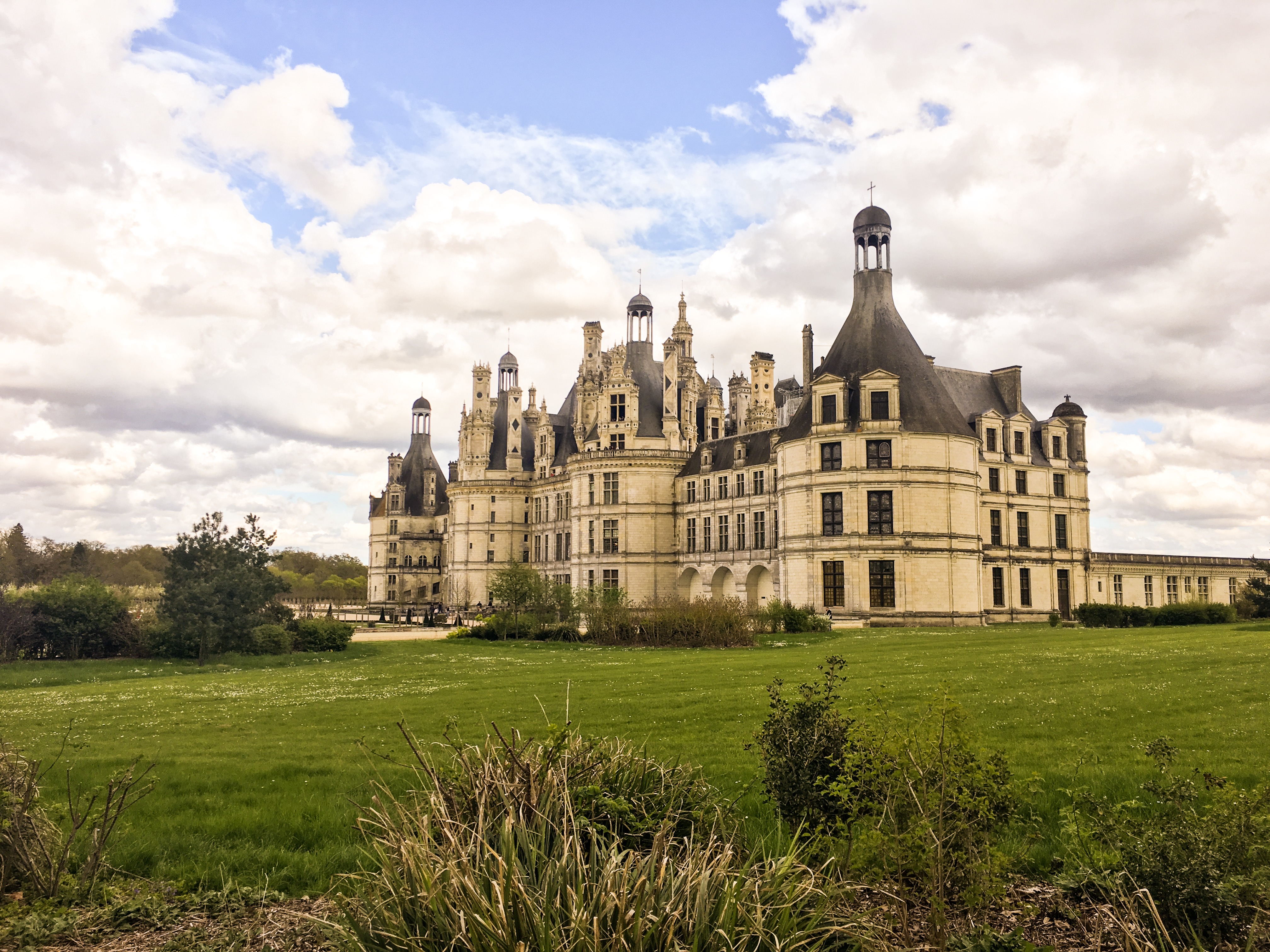 Chateau Chambord view from village