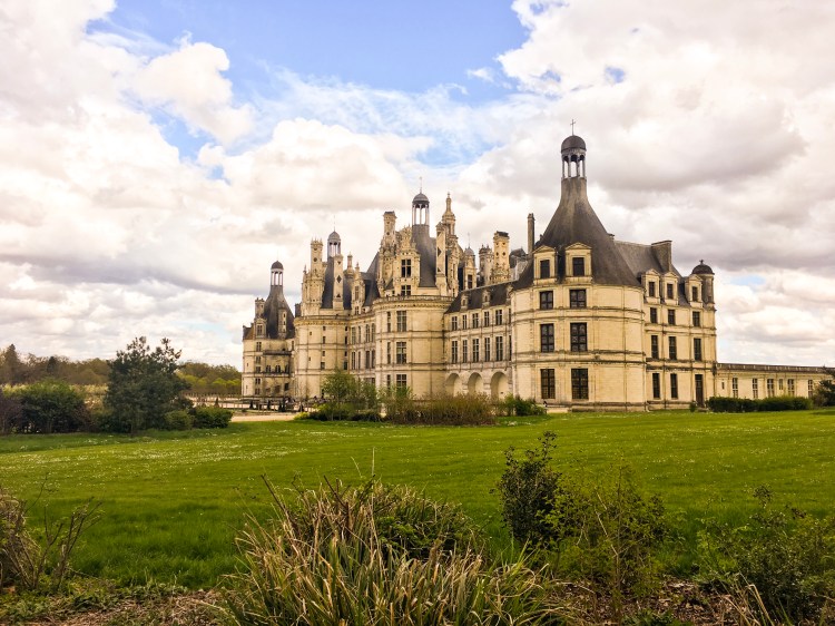Chateau Chambord view from village