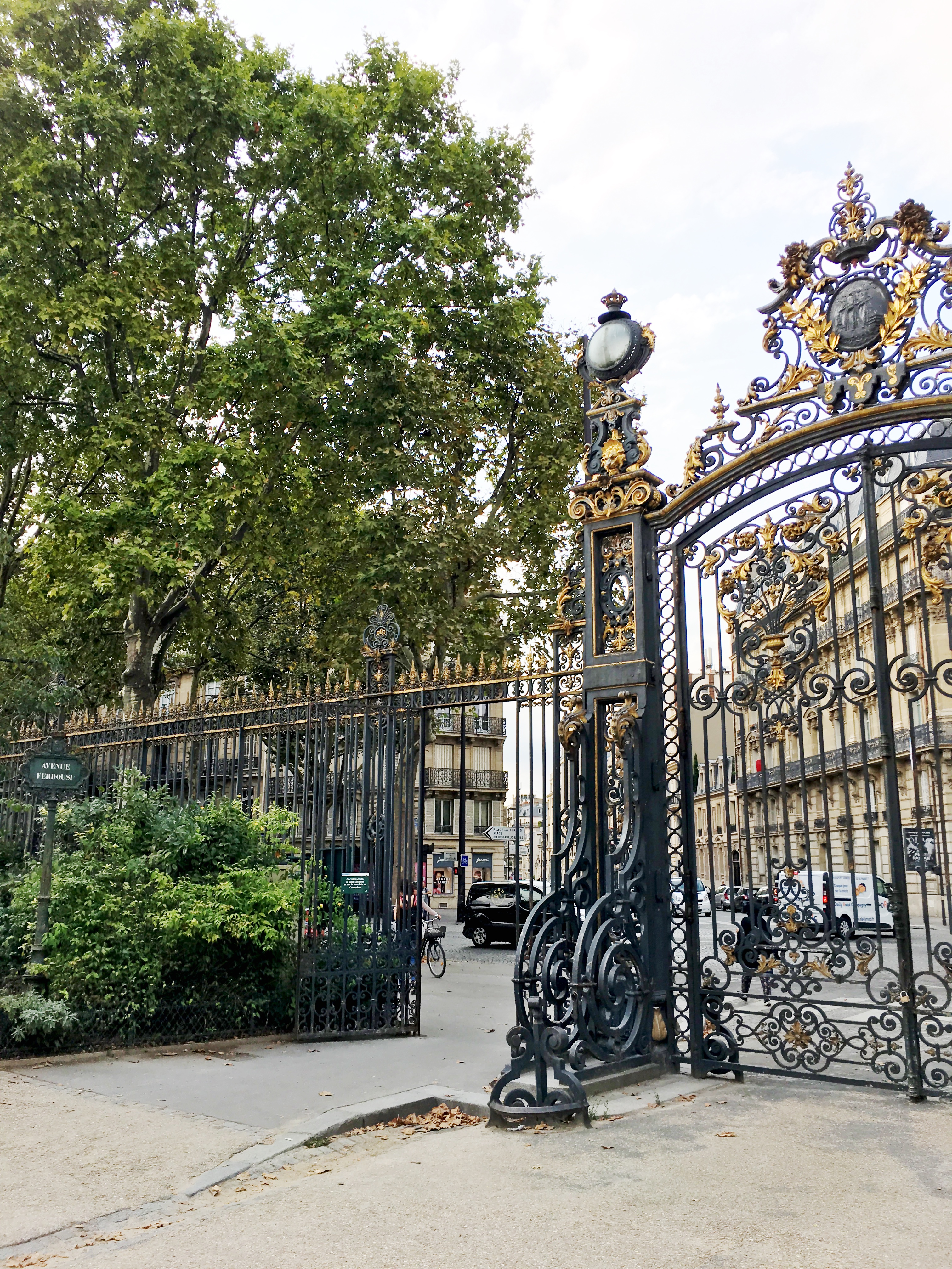 Parc Monceau in Paris, France