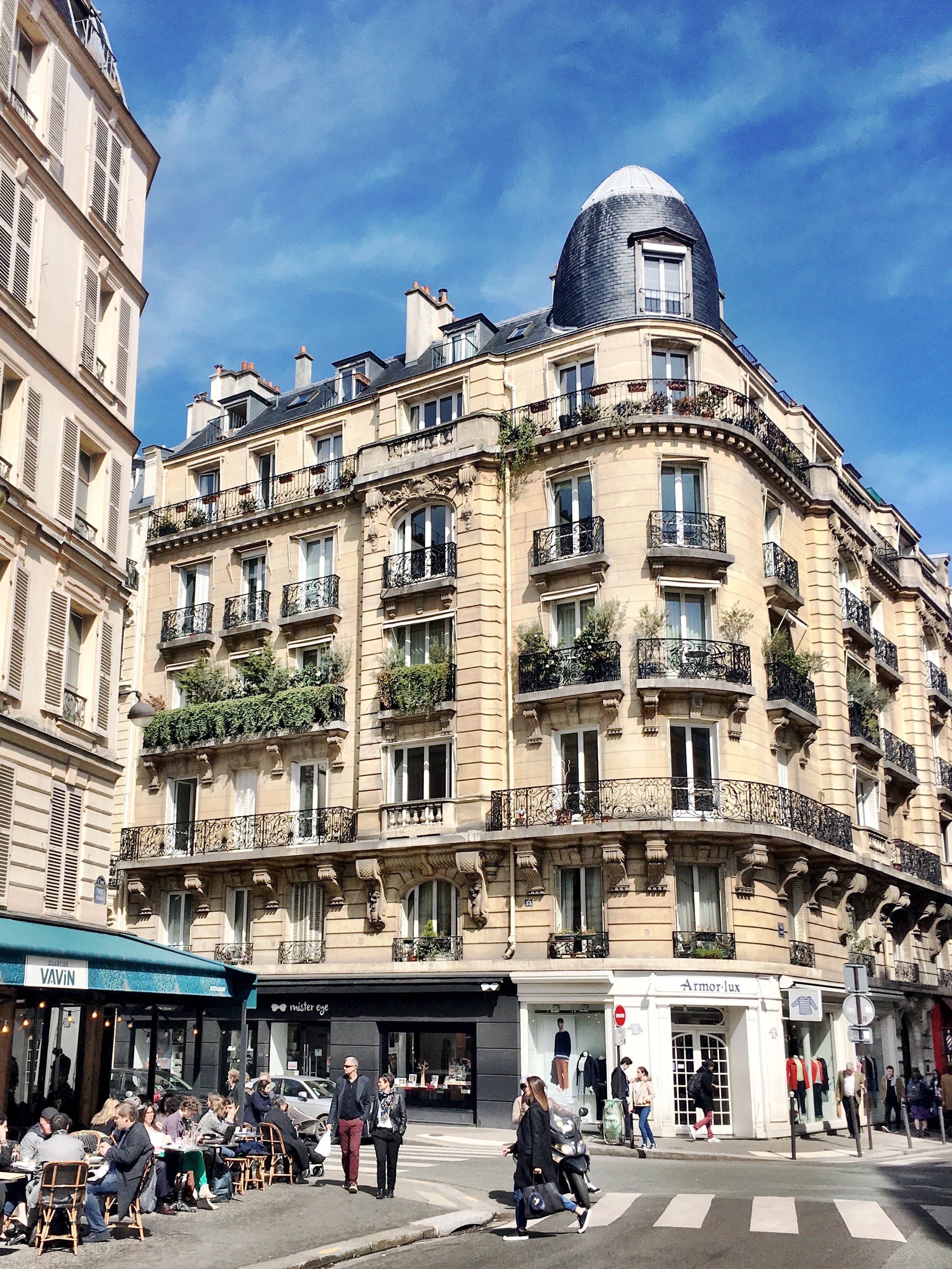 Classic Parisian by Jardin du Luxembourg in Paris, France