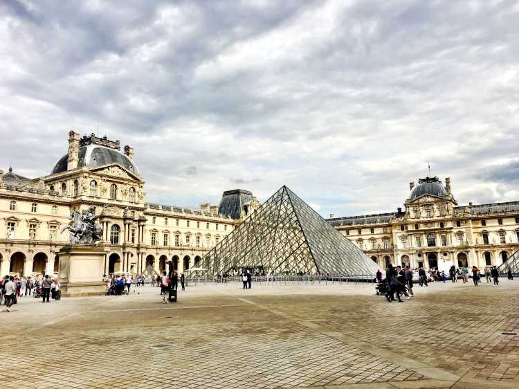 Louvre Pyramid Paris France