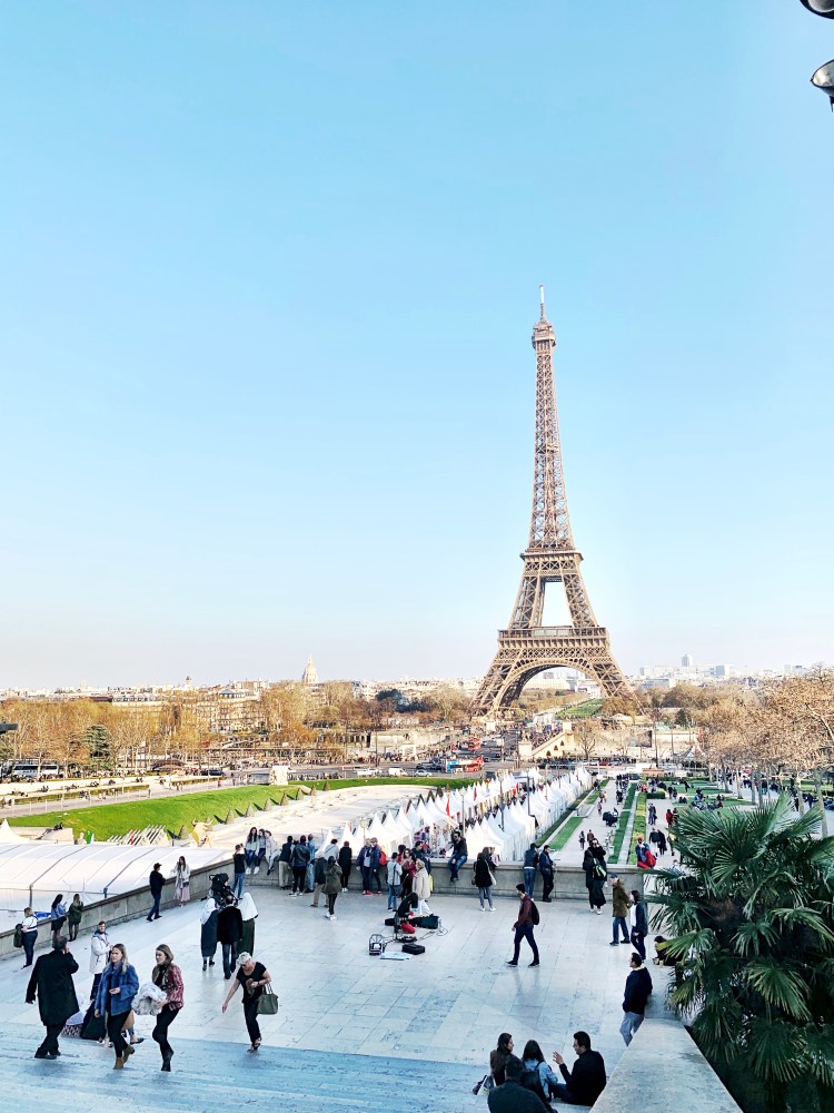 Eiffel Tower View from Trocadero by Francophile lifestyle blog P.S. by Macaron Hoarder