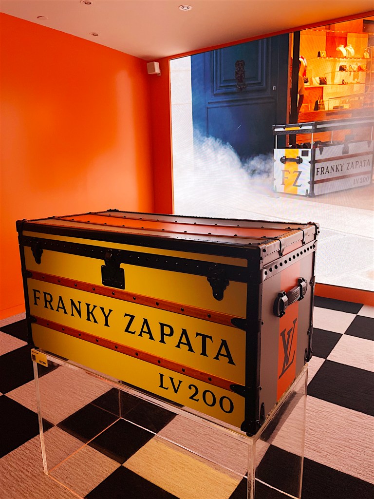 Franky Zapata, Louis Vuitton "200 Trunks, 200 Visionaries" exhibit in New York City