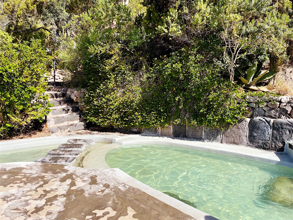 Negombo hydrothermal park in Ischia, Italy