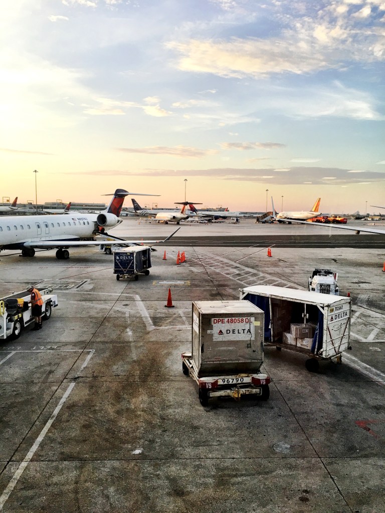 Delta terminal at JFK airport in New York