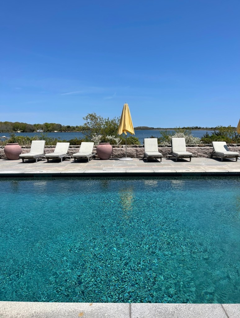The pool at Weekapaug Inn in Weekapaug, Rhode Island