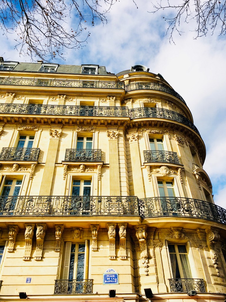 Apartment building in Bastille, the 9th arrondissement of Paris, France
