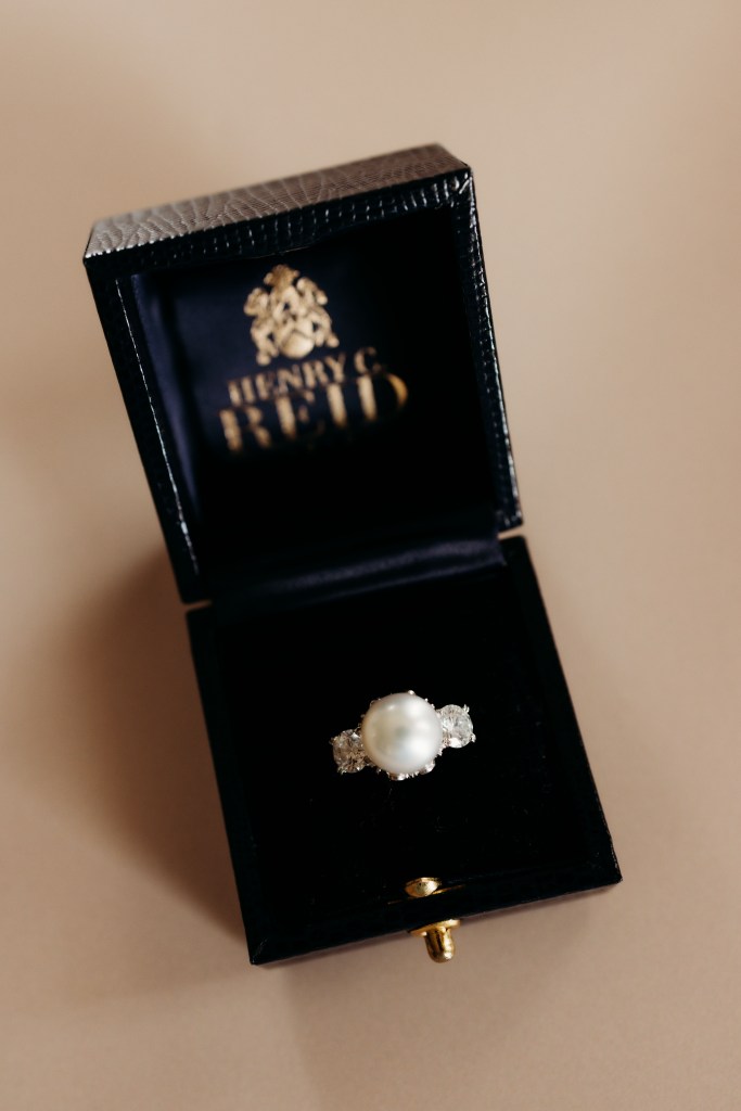 Custom engagement ring by Henry C. Reid