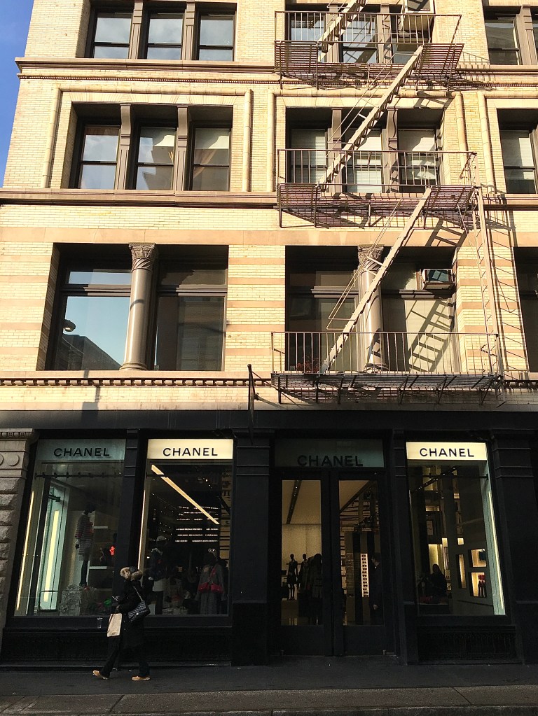 Chanel boutique in Soho, New York, NY