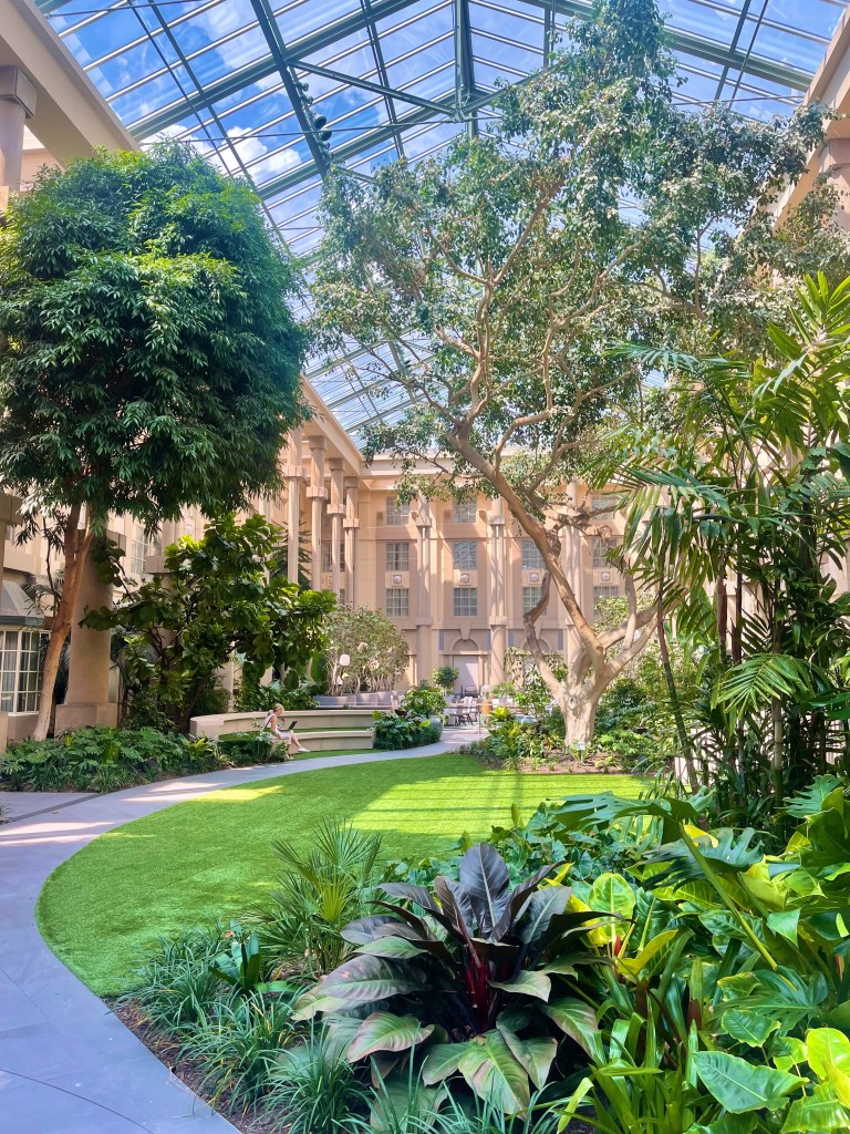 The lobby at Hyatt Regency Greenwich