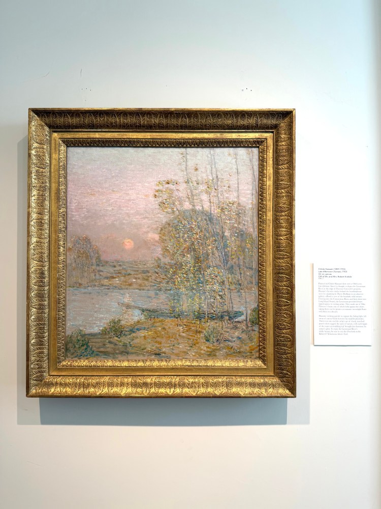 "Late Afternoon," 1903 by Childe Hassam at Florence Griswold Museum